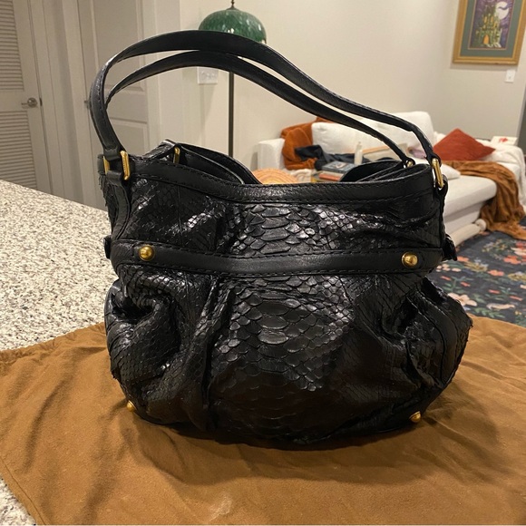 Gucci hobo Python bag black - Picture 3 of 12